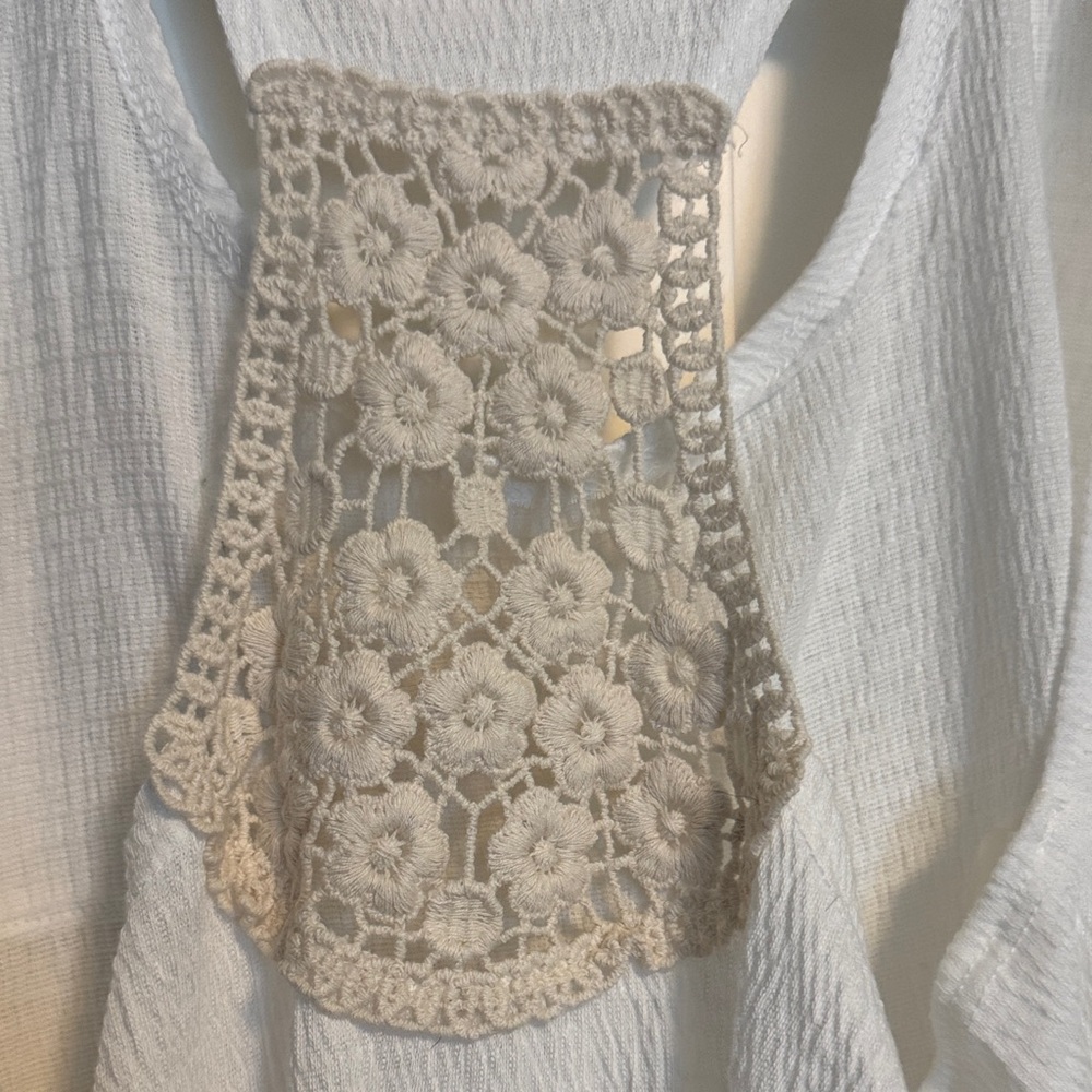 Lucky Brand Swimwear White Cover Up - Picture 3 of 5